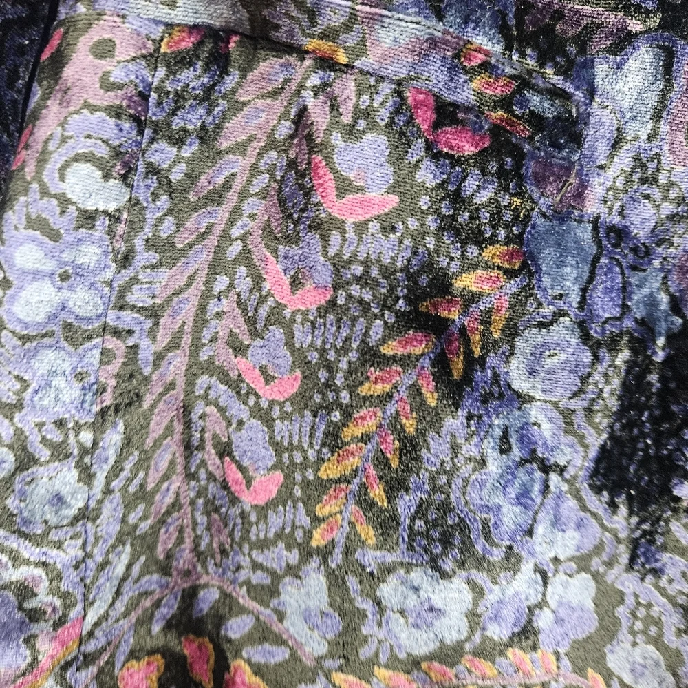 LOFT paisley velvet